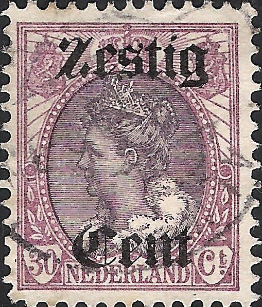 Queen Wilhelmina - Overprint
