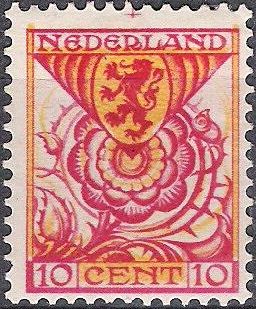 Rose & coat of arms of Zuid Holland province - Coil
