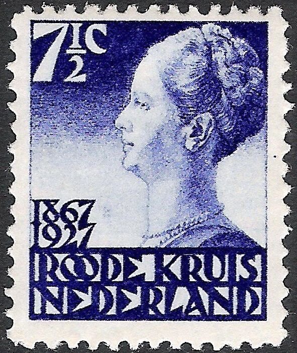 60th Anniversary of Red Cross - Queen Wilhelmina (1880-1962)