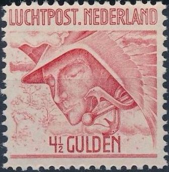Mercury head over Netherlands landscape