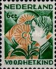 Boy with flowers