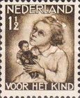 Children's Stamps - Girl with Doll