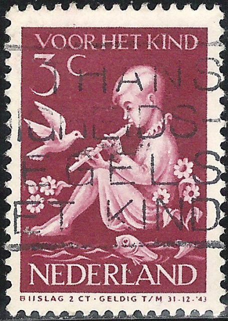 Child with Flute and Bird