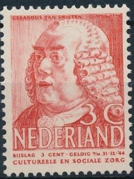 Gerardus van Swieten (1700-72) Physician Austrian Court