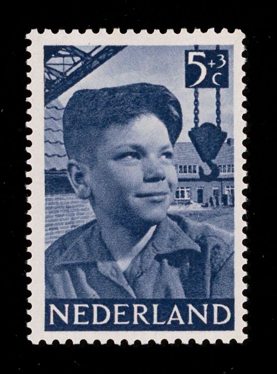 Boy and House building