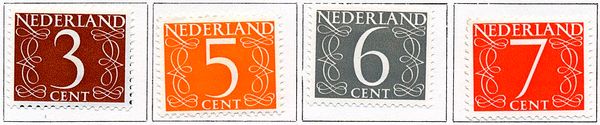 Numeral Type 'Van Krimpen' - from Booklet
