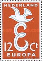 Dove over Letter 'E'