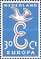 Dove over Letter 'E'