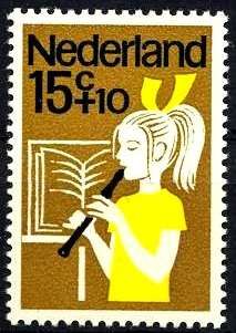 Girl Playing Recorder
