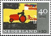 Tractor plowing