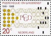 50th Ann. of Netherlands Postal Cheque and Clearing Service