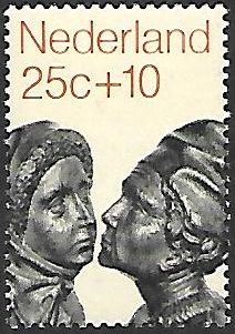 Wooden Church Statue: Joachim and Anne