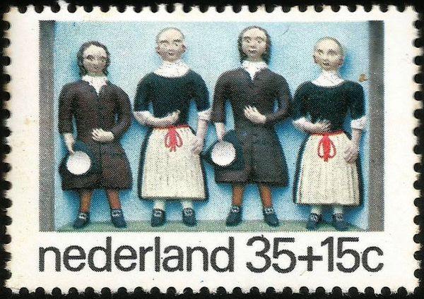 "Four Orphans" (C. Simons), Torenstraat Orphanage, Medemblik