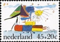 Children's Drawing: Sailing Boat