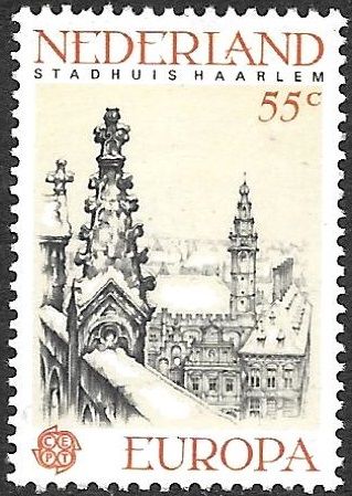 Europa (C.E.P.T.) 1978 - Architecture - City Hall, Haarlem
