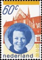 Queen Beatrix and New Church, Amsterdam