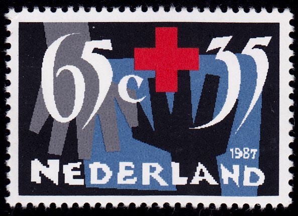 Red Cross and Hands