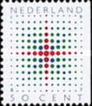 December Stamps 1987 - Sparkling Star made of Dots