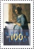 "Woman in Blue reading a Letter"