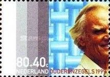Man (blue background)