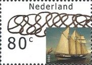 "Oosterschelde" (Schooner) and Rope