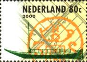Mailboat and postal stamp (1667-1805)