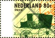Mailcoach and postal stamp (1695-1796)