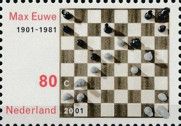 Position of the decisive chess game against Aljechin (1935)