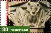Capital from Staircase of Utrecht Building