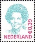 Queen Beatrix (1938-), Type 'Inversion' - Die Cut
