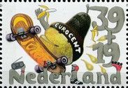 Pear And Skateboard