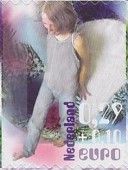 Child dressed up as angel