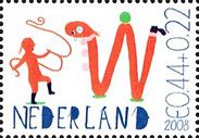 "W" from "ONDERWIJS"