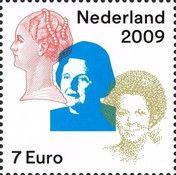 Queen Wilhelmina, Juliana and Beatrix