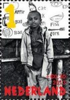 Little boy for school blackboard with English Words