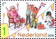 Birthday postage stamps