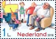 Birthday postage stamps