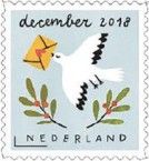 Bird with letter