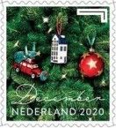 Car, House and Starred Christmas Ornaments