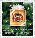 Tiger's Head Christmas Ornament in Gift Box