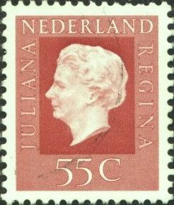 Queen Juliana, Type 'Regina' and Numerals