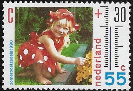 Girl picking Flowers - missing Text