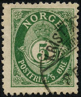 Posthorn - 20 mm (Plate IV perf. 13½ x 12½)