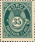Posthorn- NORGE in Roman Capitals