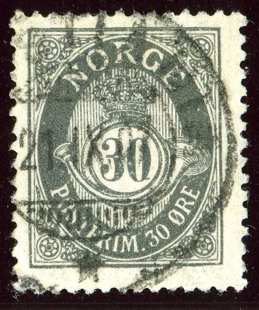 Posthorn- NORGE in Roman Capitals