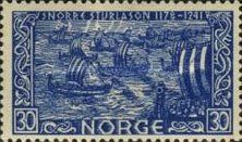 King Olav II sails to his Wedding