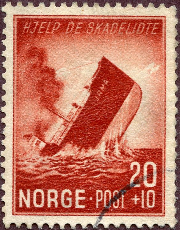 Passenger ship S/S "Irma" torpedoed