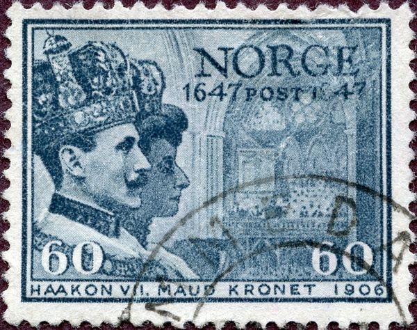 Crowning of king Haakons VII & queen Maud (1906)