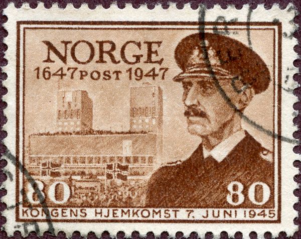Return of king Haakon (7 July 1945)