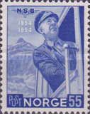 Alfred Andersen (engine driver) in locomotive cab